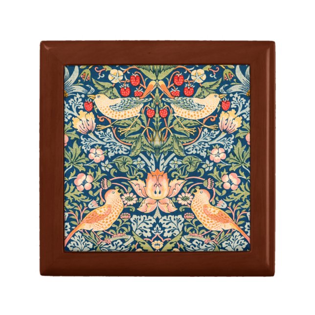 Strawberry Thief, William Morris Gift Box (Front)