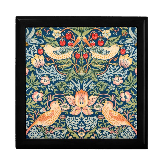Strawberry Thief, William Morris Gift Box (Front)