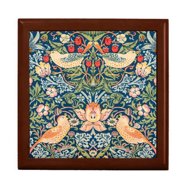 Strawberry Thief, William Morris Gift Box (Front)