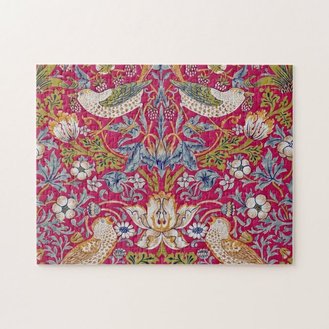 Strawberry Thief, William Morris Jigsaw Puzzle (Horizontal)