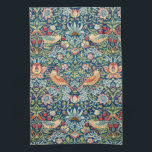Strawberry Thief, William Morris Kitchen Towel<br><div class="desc">William Morris (24 March 1834 – 3 October 1896) was a British textile designer, poet, novelist, translator, and socialist activist associated with the British Arts and Crafts Movement. He was a major contributor to the revival of traditional British textile arts and methods of production. His literary contributions helped to establish...</div>