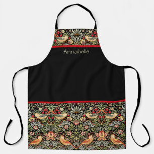 Strawberry Thief William Morris Personalize  Apron