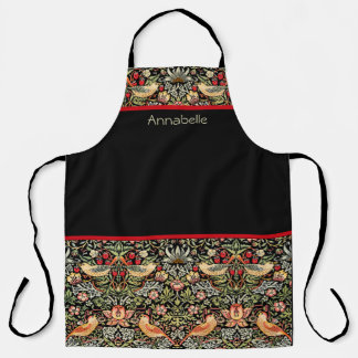 Strawberry Thief William Morris Personalize Apron