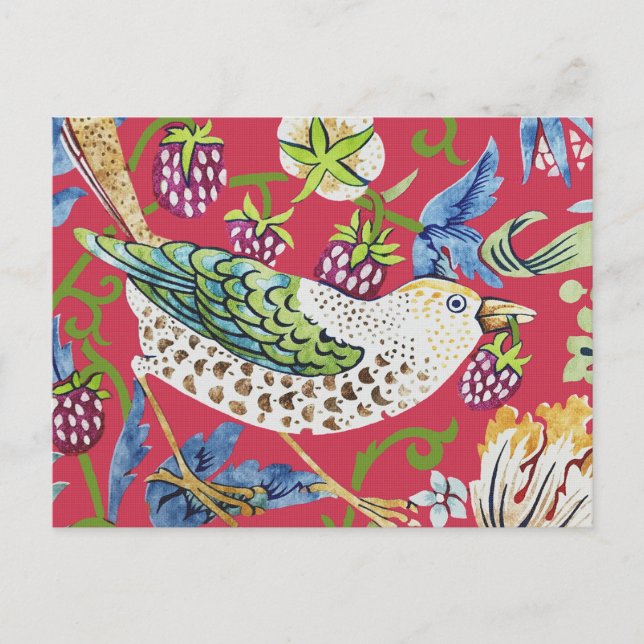 Strawberry Thief William Morris Postcard (Front)