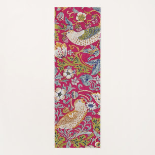 Strawberry Thief, William Morris Postcard Yoga Mat