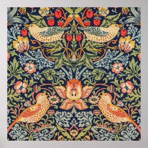 Strawberry Thief William Morris Poster