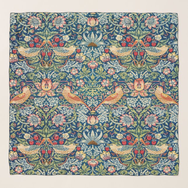 Strawberry Thief, William Morris Scarf (Front)