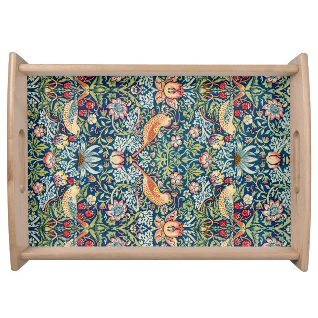 Strawberry Thief, William Morris Serving Tray (Front)