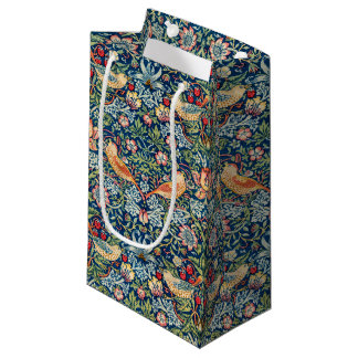 Strawberry Thief, William Morris Small Gift Bag