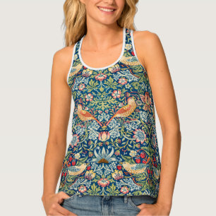 Strawberry Thief, William Morris Tank Top