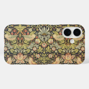 Strawberry Thieves by William Morris, Vintage Art iPhone 16 Case