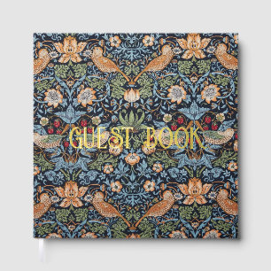 Strawberry Thieves Foil Guest Book