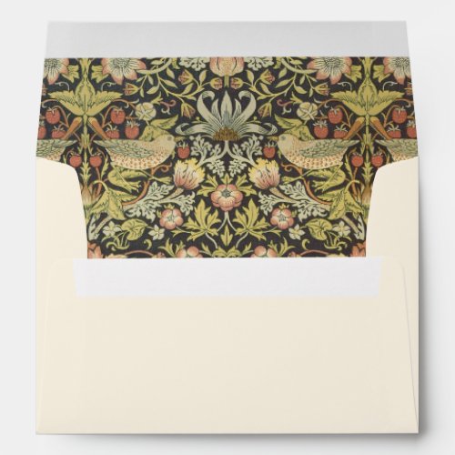 Strawberry Thieves Vintage Wedding Set Envelope