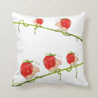 Strawberry Throw Pillow