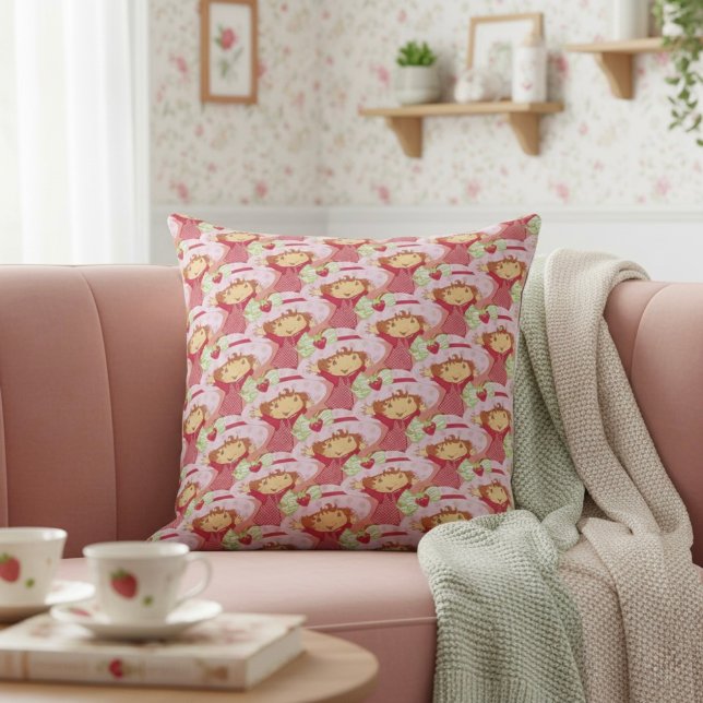 Strawberry Throw Pillow (Creator Uploaded)