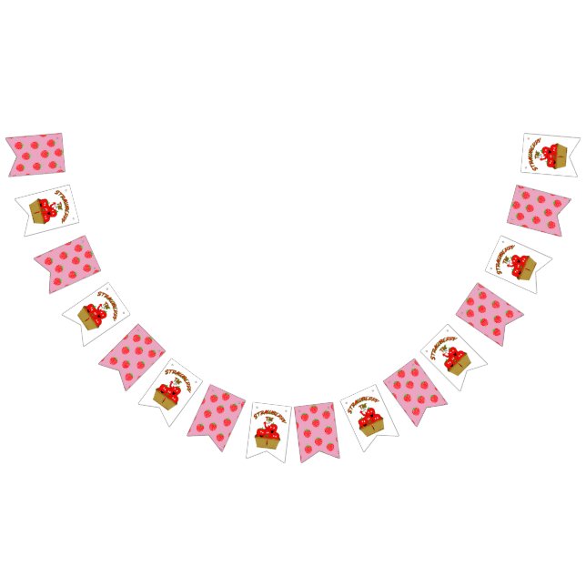 Strawberry Time! Bunting Flags (All)
