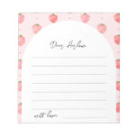 Strawberry Time Capsule Notepad at Zazzle