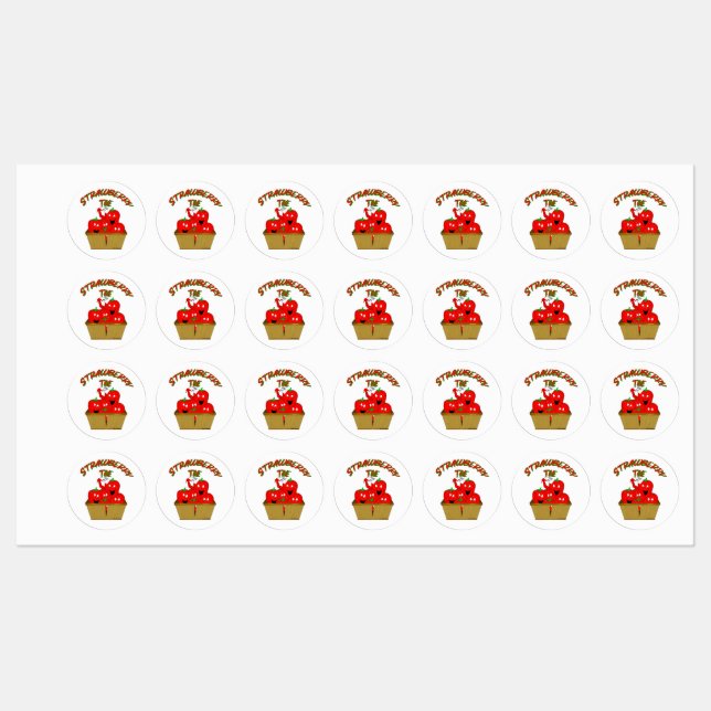 Strawberry Time!  Labels (Sheet)
