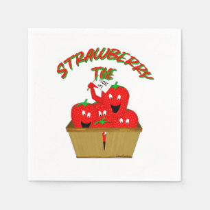 Strawberry Time! Napkins
