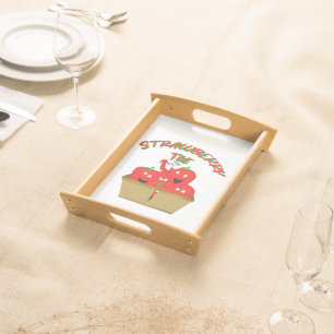 Strawberry Time! Serving Tray