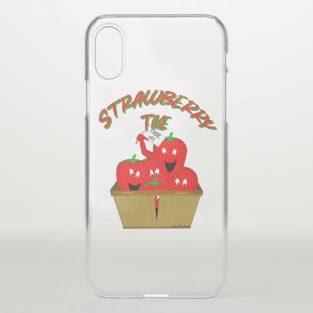 Strawberry Time! Uncommon iPhone Case (Back)