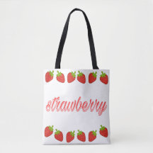 strawberry tote