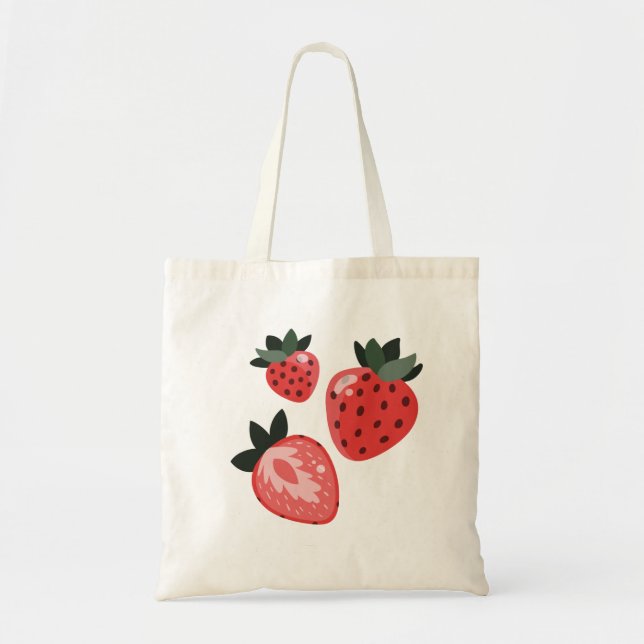 Strawberry Tote Bag (Front)