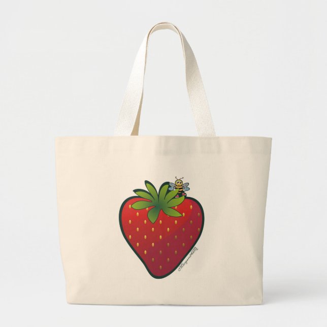Strawberry Tote Bag (Front)
