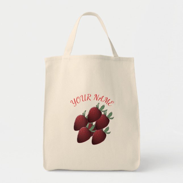 Strawberry Tote Bag (Front)