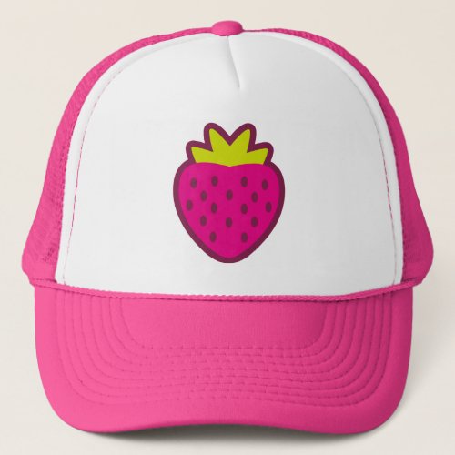 STRAWBERRY TRUCKER HAT