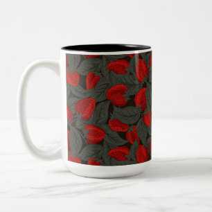 Strawberry Two-Tone coffee mug
