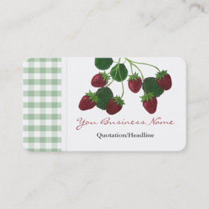 Strawberry Vine Business Cards