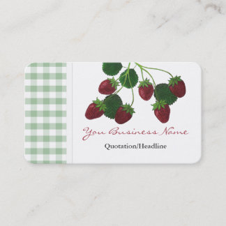 Strawberry Vine Business Cards