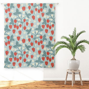 Strawberry Vine Heritage Cottage Style Sheer Curtains