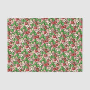 Strawberry Vine Pattern Tissue Paper