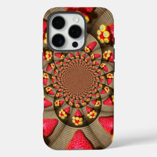 STRAWBERRY VINTAGE RED AND YELLOW  iPhone 16 PRO CASE