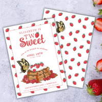 Strawberry Waffles Brunch | Two Sweet Birthday 