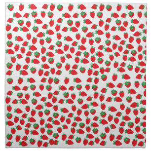 Strawberry Wallpaper Napkin