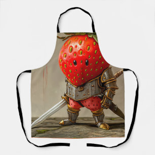 Strawberry Warrior Apron