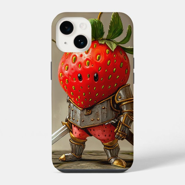Strawberry Warrior Iphone Case (Back)
