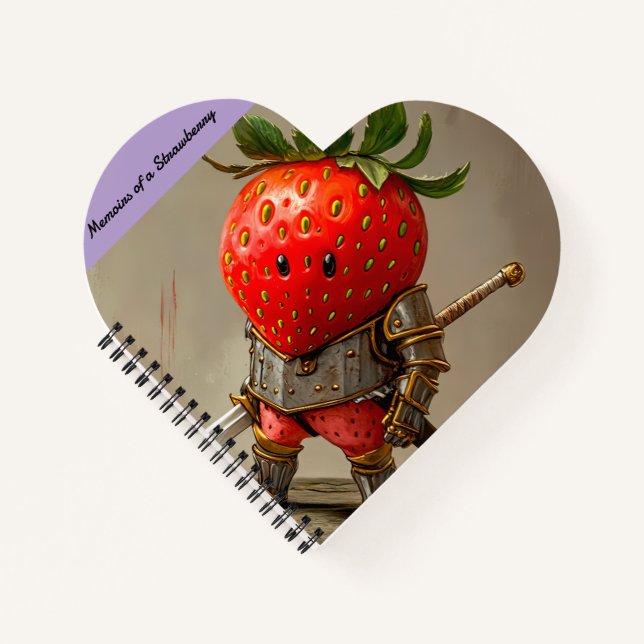 Strawberry Warrior Notebook (Front)