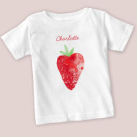 Strawberry Watercolor Personalized