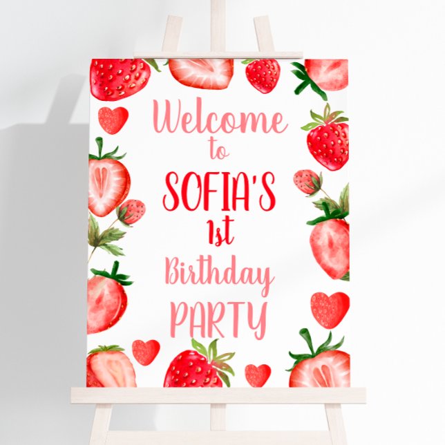 Strawberry Welcome Sign (Creator Uploaded)