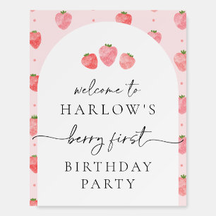 Strawberry Welcome Sign Strawberry Sign