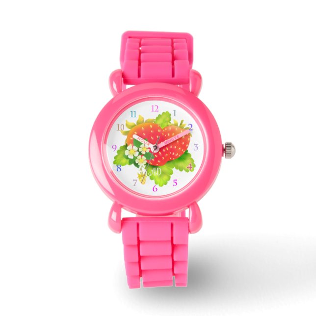 Strawberry White Watch (Front)