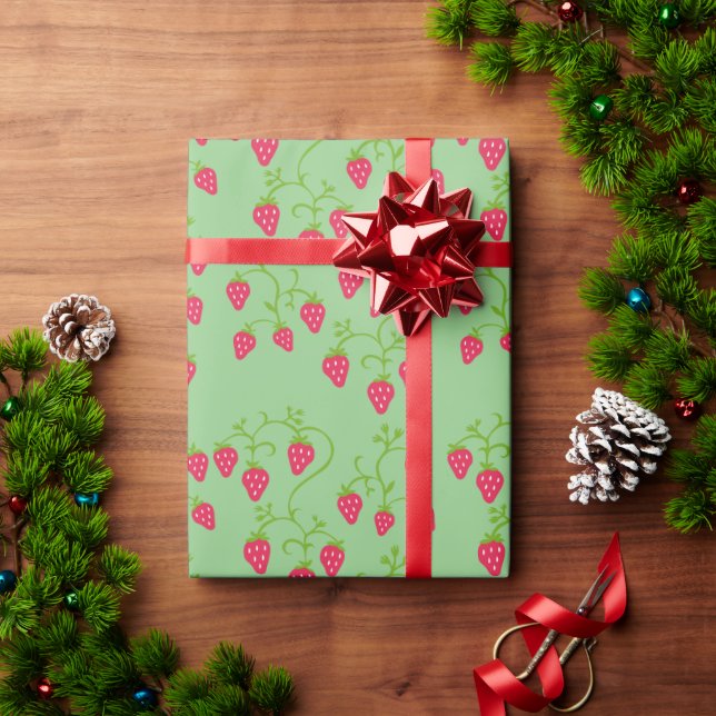 Strawberry Wrapping Paper (Holiday Gift)