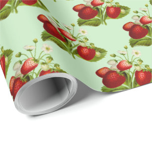 Strawberry  wrapping paper