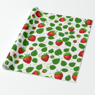 strawberry wrapping paper