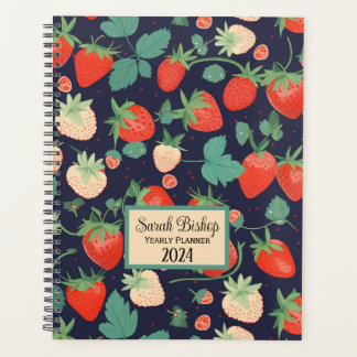 Strawberry Yearly Planner Hardcover