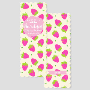 Strawberry Yellow Bookmarks